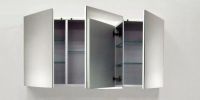 Навесной шкаф-зеркало Inizio 700  70х57 схема 2