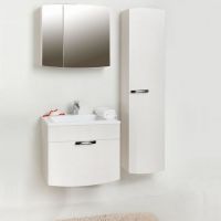Навесной шкаф-зеркало Inizio 600 60х57 схема 3