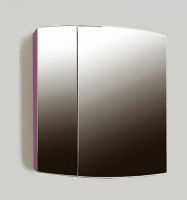 Навесной шкаф-зеркало Inizio 500 50х57 схема 1