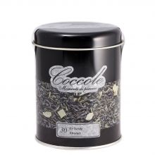 Чай зелёный Coccole Ананас в жестяной банке - 100 г (Италия)
