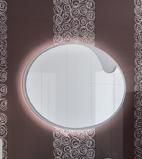Зеркало с подсветкой Lacrima (Лакрима) 75х60 ФОТО