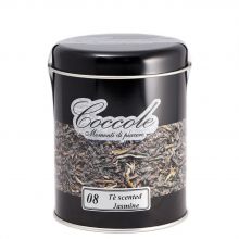 Чай чёрный Coccole Жасмин в жестяной банке - 100 г (Италия)