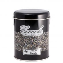 Чай чёрный Coccole Ваниль в жестяной банке - 100 г (Италия)