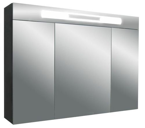 Зеркало-шкаф с подсветкой Versante 900 (Версанте) 90х58 схема 1
