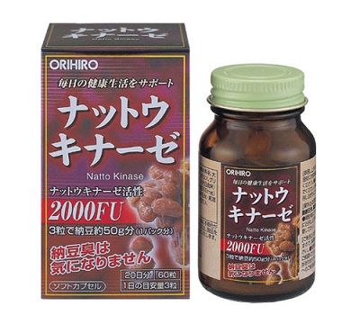 ORIHIRO Наттокиназа (Natto Kinase) 60 капсул