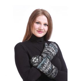 Варежки женские вязаные 08497-71