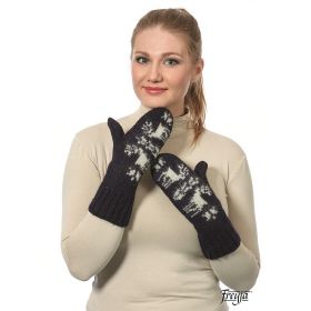 Варежки женские шерстяные 08419-03