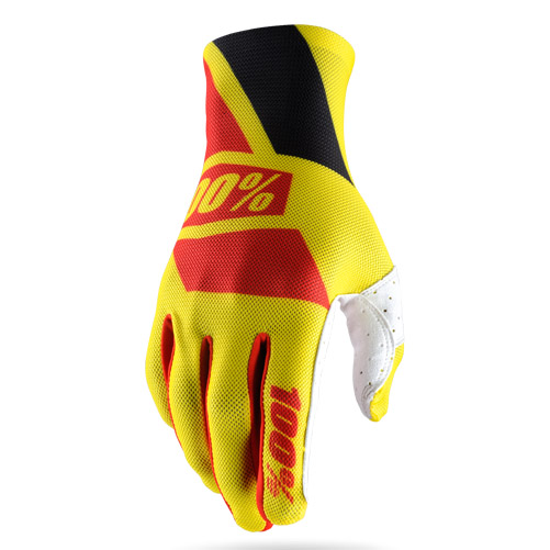 100% - Celium Yellow/Red перчатки, желто-красные