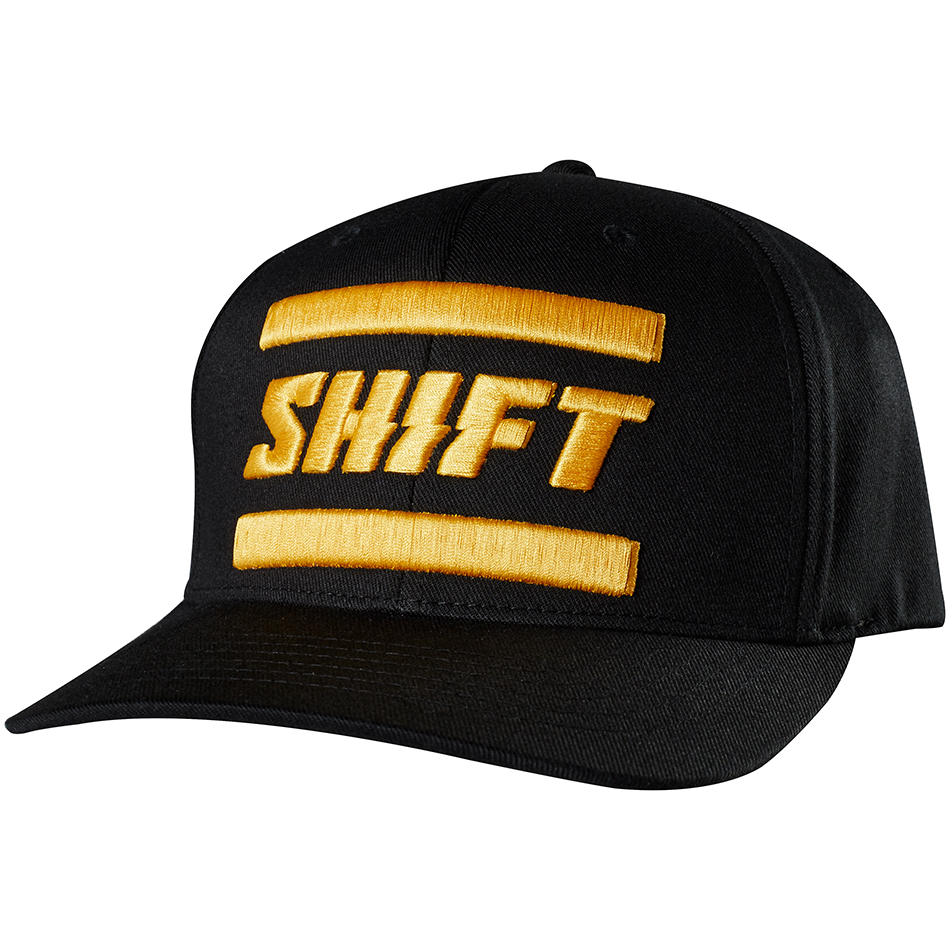 Shift - 2018 3Lack Label Flexfit бейсболка, черная