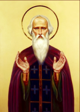 Савва Крыпецкий (Псковский) (рукописная икона)