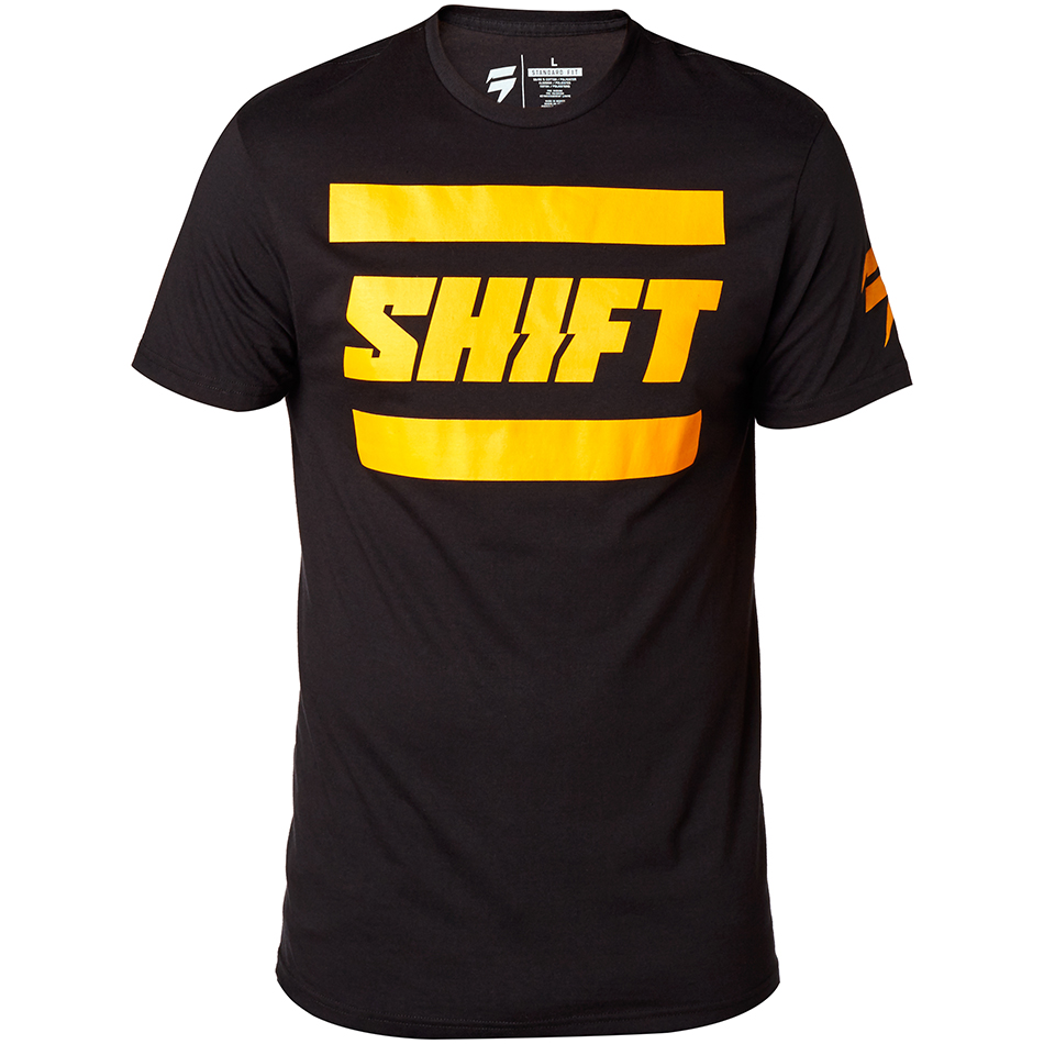 Shift - 2018 3Lack Label футболка, черно-желтая