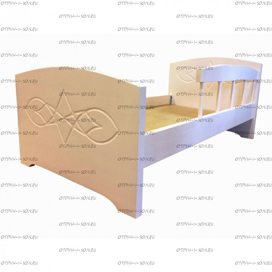 Кровать Жанна с бортиком (ВМК Шале), любые размеры