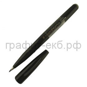 Фломастер-кисть Pentel Brush Sign Pen SES15C-A черный