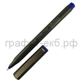 Ручка капиллярная Pentel Ultra Fine Advance синяя SD570