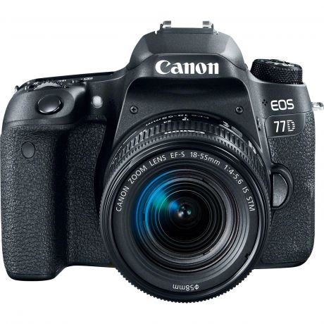 Зеркальный фотоаппарат Canon EOS 77D 18-55 mm IS STM