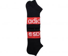 Носки чёрно-красные Adidas Neo Socks AB6700
