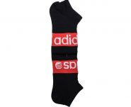 Носки чёрно-красные Adidas Neo Socks AB6700