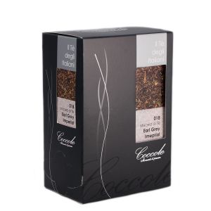 Чай черный Эрл Грей Coccole Miscela di Te Earl Grey Imperial в пакетиках (Италия)