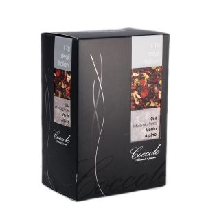 Чай фруктовый Альпийский ветер Coccole Vento Alpino в пакетиках (Италия)