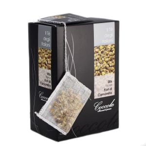 Чай травяной Цветки ромашки Coccole Tisana Fiori di Camomilla в пакетиках (Италия)