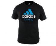 Футболка детская чёрна -синяя Adidas Community T-Shirt Boxing Kids ADICTB-K