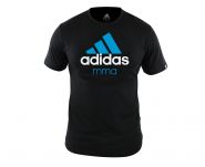 Футболка детская чёрно-синяя Adidas Community T-Shirt MMA Kids ADICTMMA-K