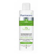 PHARMACERIS T Жидкость бактериостатическая с 3% миндальной кислотой для лица, области декольте и спины Sebo-Almond-Claris
