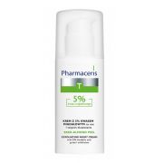 PHARMACERIS T Крем-пилинг ночной с 5% миндальной кислотой Sebo-Almond Peel