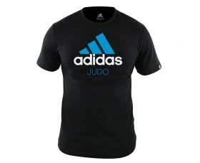 Футболка Adidas чёрно-синяя Community T-Shirt Judo ADICTJ