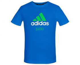 Футболка сене-зелёная Adidas Community T-Shirt Judo ADICTJ