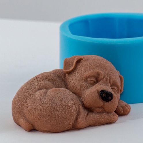 Форма для мыла Собака 3 3D (силикон)