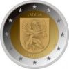 Герб Латгале   2 евро Латвия  2017