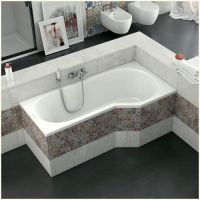 асимметричная ванна Excellent Be Spot 160x80