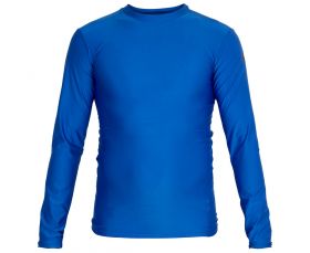 Футболка компрессионная синяя (Рашгард) Adidas Rush Guard Long Sleeve ADITS313