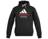 Толстовка с капюшоном черно-белая (Худи) Adidas Community Hoody Boxing ADICHB