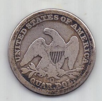 1/4 доллара 1856 г. США