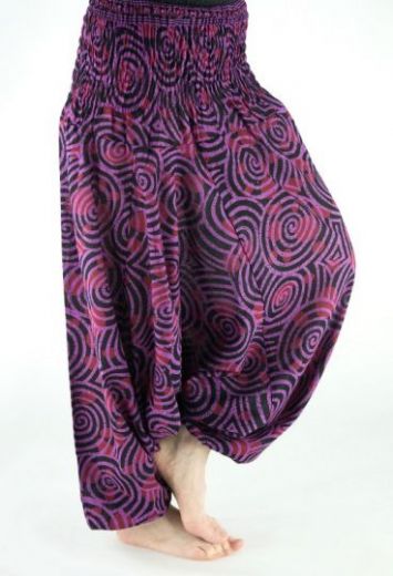 10 штанов алладинов с рисунком Спирали, разные цвета