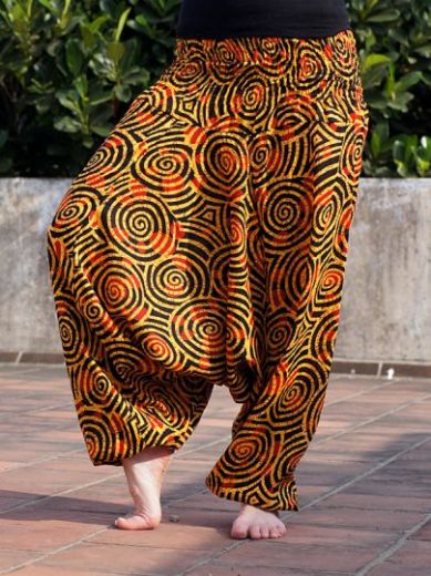 Индийские штаны алладины из хлопка, купить оптом