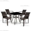 Комплект мебели Николь-T283BNS-W51 Brown 4Pcs Brown (4+1)