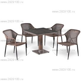Комплект мебели Николь-T503SG/Y35G (4+1)