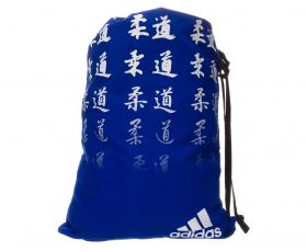 Мешок для кимоно сине-белый Adidas Satin Carry Bag Judo ADIACC123
