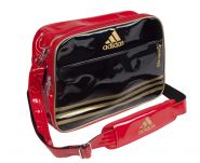 Сумка спортивная черно-красно-золотая Adidas Sports Carry Bag Karate S ADIACC110CS2S-K
