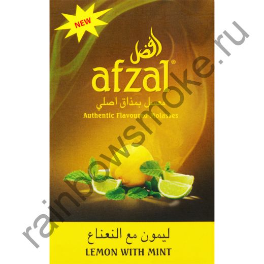 Afzal 40 гр - Lemon with Mint (Лимон с Мятой)