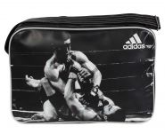 Сумка спортивная черно-белая Adidas Sports Bag MMA L ADIACC111CS-M-L