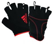 Перчатки для фитнеса Adidas Essential Gloves черно-красные ADGB-12321/24