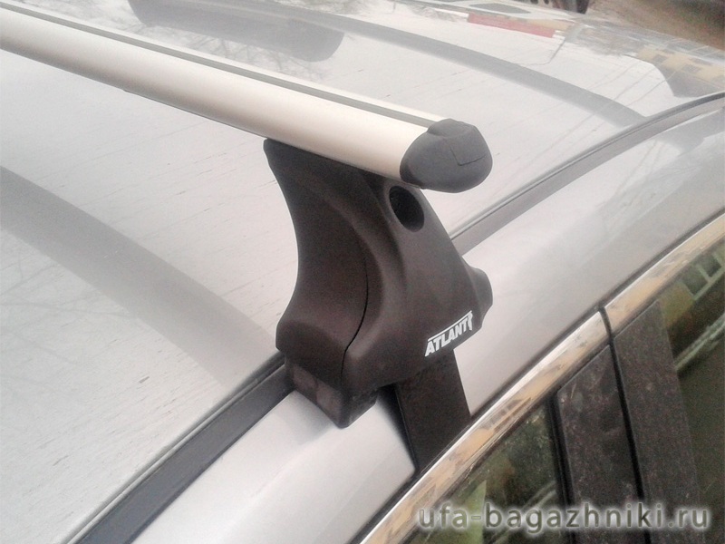 Багажник на крышу Mazda 6 (2013г.-...), Атлант, аэродинамические дуги