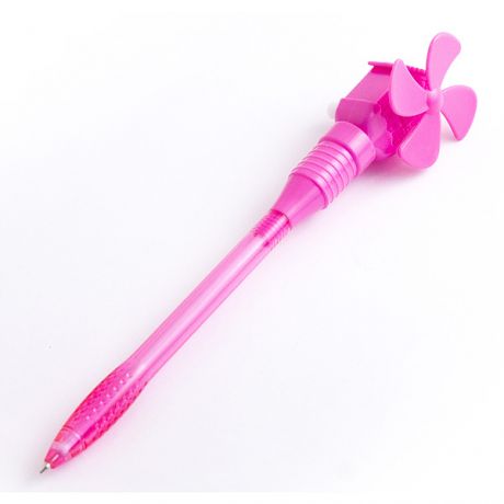 Ручка Ветряная мельница розовая