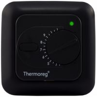 Электронный терморегулятор Thermoreg TI-200 black (черный) для теплого пола