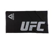 Полотенце черно-серое Reebok UFC Fan Towel L BK5985