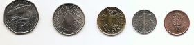 Набор монет Барбадос 2012 (5 монет)